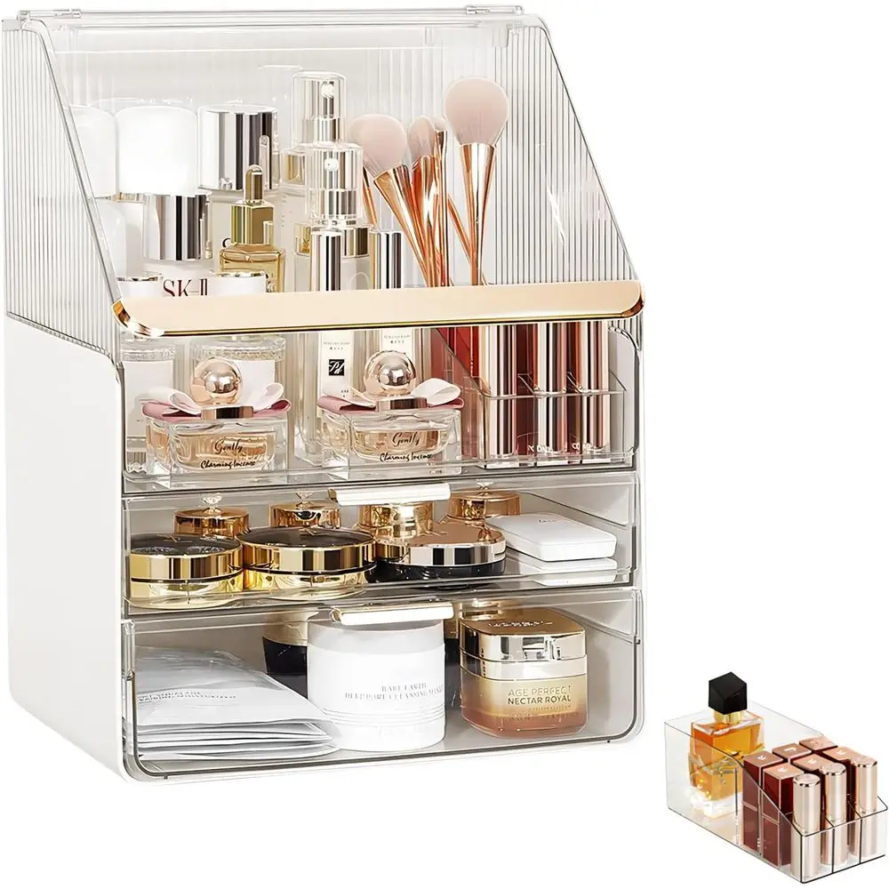 Dustproof MultiLayer Makeup Brush holder Organizer,Makeup Brush Holder,Makeup Organizers,Large Capacity Desktop Storage Box with
Dustproof MultiLayer Makeup Brush holder Organizer,Makeup Brush Holder,Makeup Organizers,Large Capacity Desktop Storage Box with
