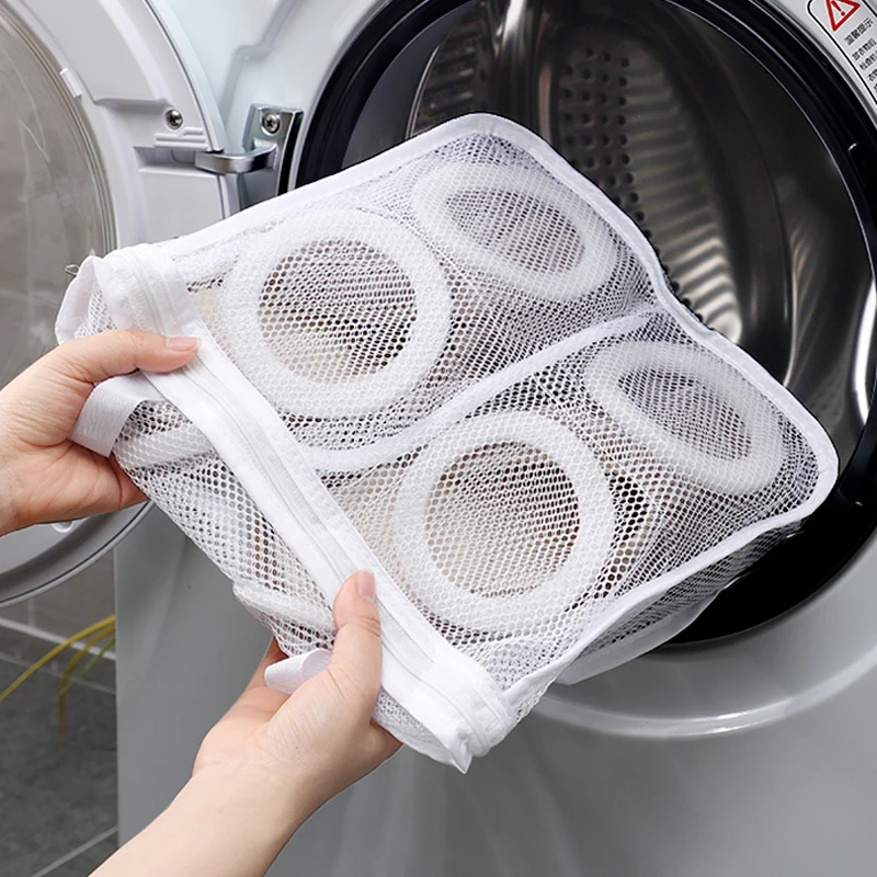 Washing Machine Shoes Bag Portable Travel Shoes Storage Bags Mesh Laundry Bag Anti-deformation Protective Clothes Organizer
Washing Machine Shoes Bag Portable Travel Shoes Storage Bags Mesh Laundry Bag Anti-deformation Protective Clothes Organizer