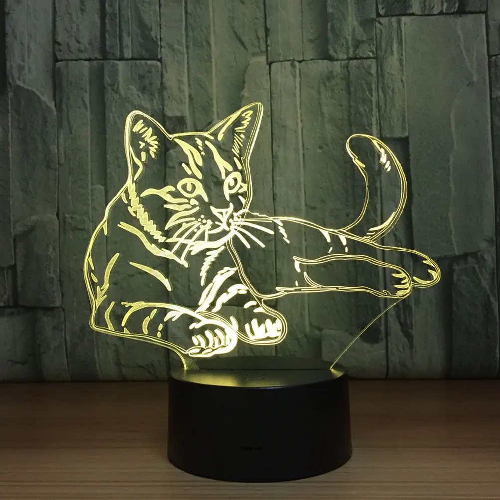 Night Light Cute Cat Lamp Shaped Nightlight Table Lights Decorations for Bedroom Accent
Night Light Cute Cat Lamp Shaped Nightlight Table Lights Decorations for Bedroom Accent