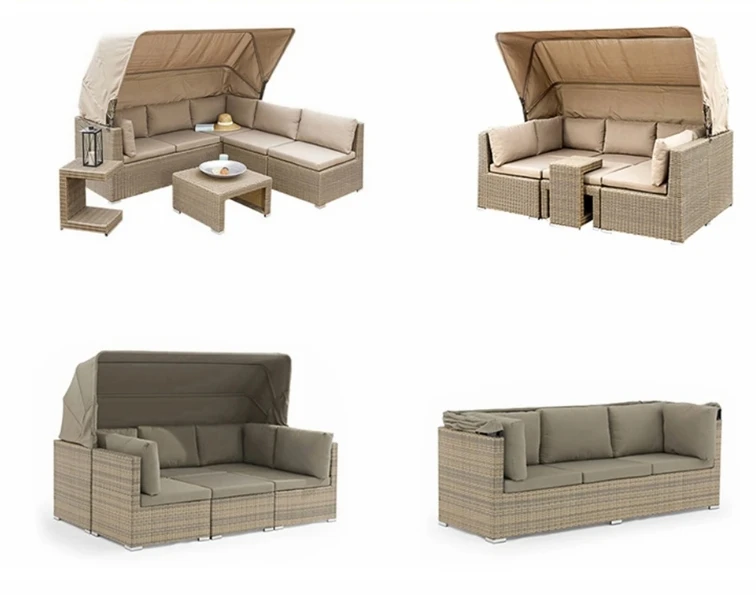 Modern Luxury Patio Garden Sofa Set Water Proof Outdoor Furniture Sleeper Convertible Sofa Bed With Awning Pool Villa Hotel
Modern Luxury Patio Garden Sofa Set Water Proof Outdoor Furniture Sleeper Convertible Sofa Bed With Awning Pool Villa Hotel