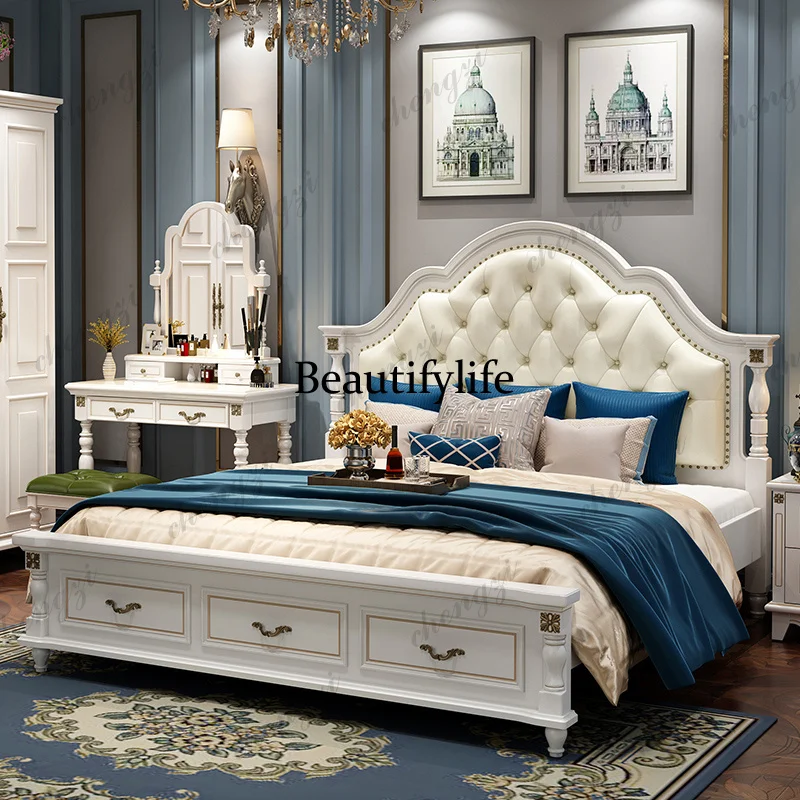 K182 Aesthetics Nordic Bed Fashionable Comfortable Master Bedroom Design Designer Bed Princess Simple Cama De Casal Home
K182 Aesthetics Nordic Bed Fashionable Comfortable Master Bedroom Design Designer Bed Princess Simple Cama De Casal Home