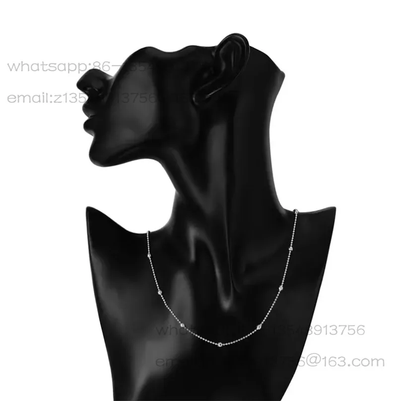 S925 серебряное ожерелье женская круглая цепочка из бисера ниша дизайн ювелирных изделий модель
S925 серебряное ожерелье женская круглая цепочка из бисера ниша дизайн ювелирных изделий модель