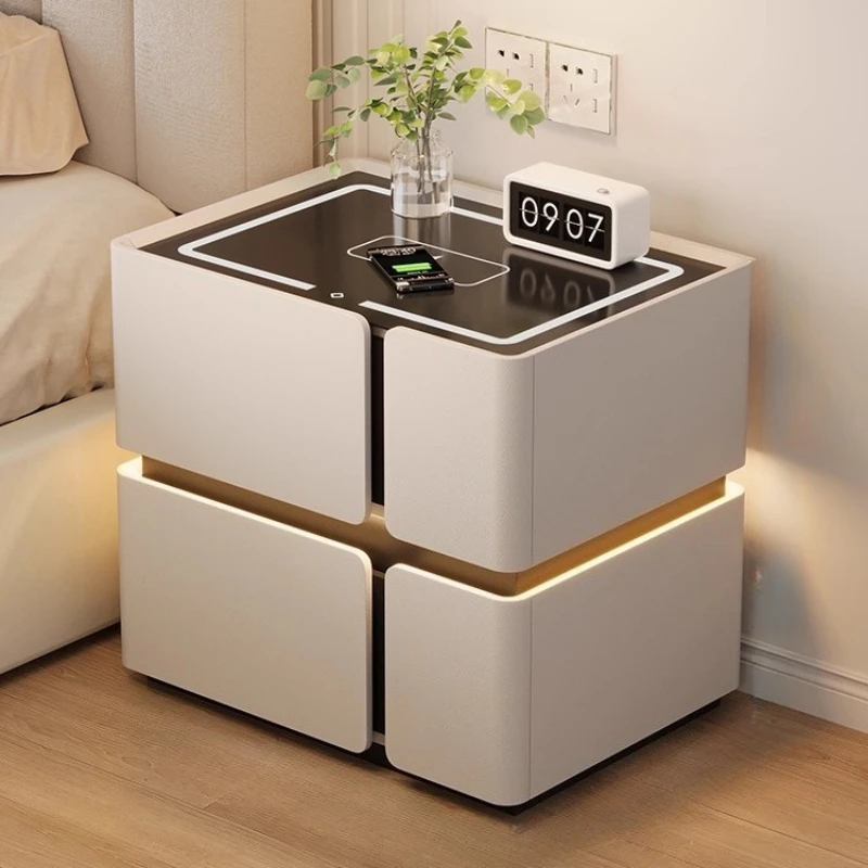 Smart bedside table for home use, high-end feel, light luxury, bedside cabinet for bedroom, wireless charging, storage rack
Smart bedside table for home use, high-end feel, light luxury, bedside cabinet for bedroom, wireless charging, storage rack