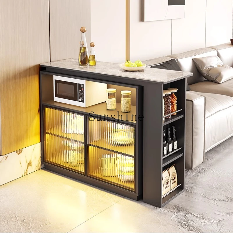 Light luxury rock slab dining side cabinet household integrated solid wood corner wall bar cabinet
Light luxury rock slab dining side cabinet household integrated solid wood corner wall bar cabinet