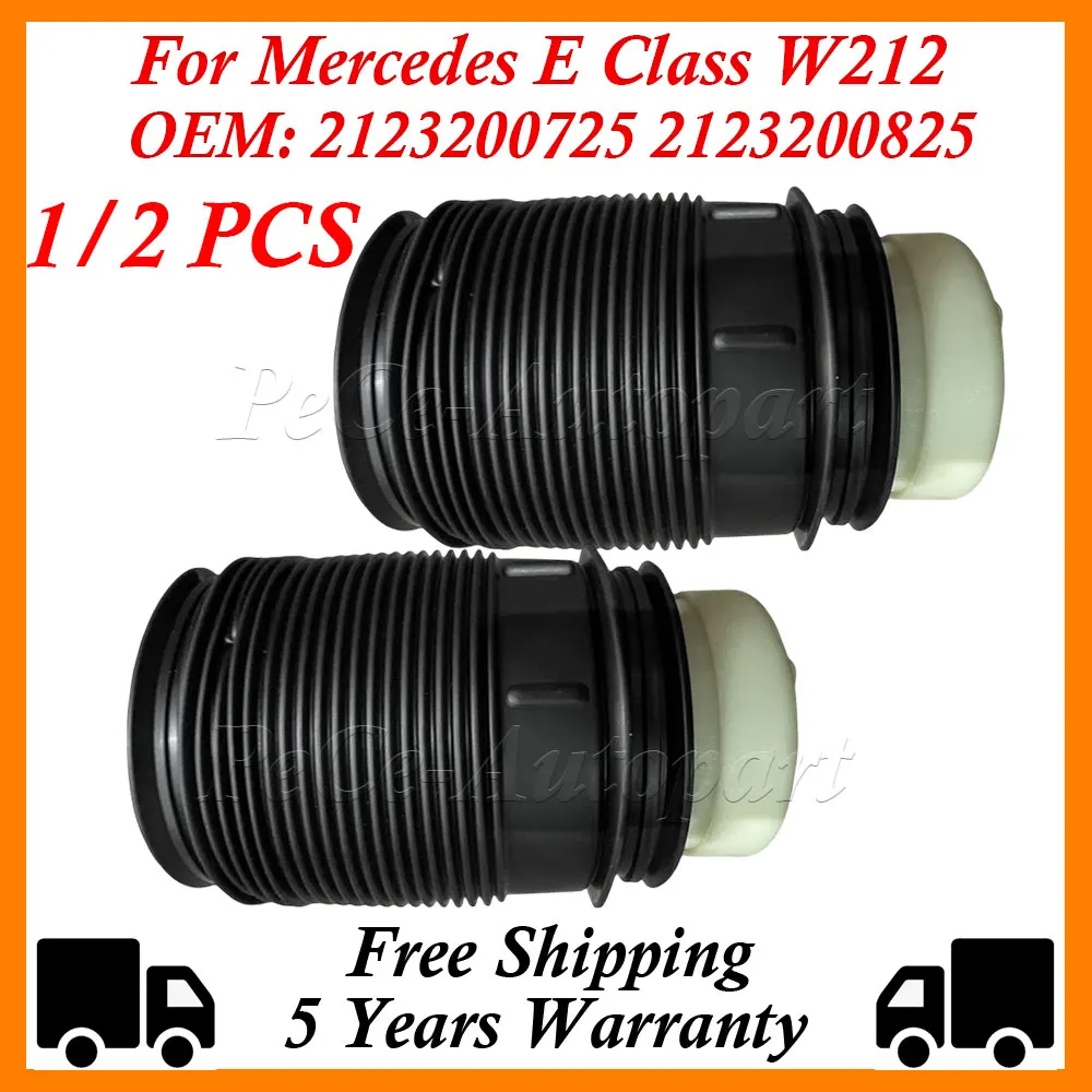 Single or Pair of Air Spring Suspension Bag Rear Left + Right For Mercedes E Class W212 2123200725 2123200825
Single or Pair of Air Spring Suspension Bag Rear Left + Right For Mercedes E Class W212 2123200725 2123200825