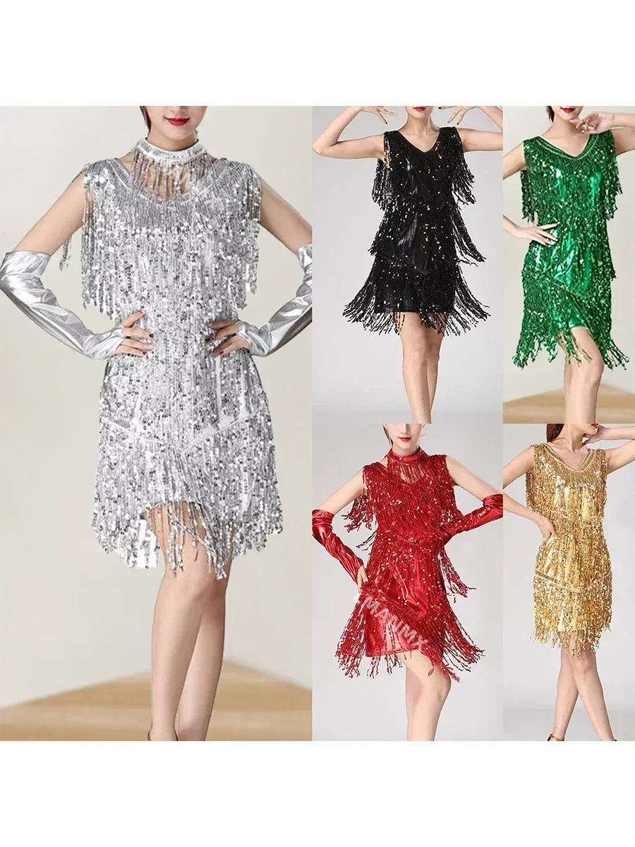 Women Modern Ballroom Latin Dance Dress Tassel Fringe Salsa Tango Dance Costume Sexy Five Colors Performance Stage Wear
Women Modern Ballroom Latin Dance Dress Tassel Fringe Salsa Tango Dance Costume Sexy Five Colors Performance Stage Wear