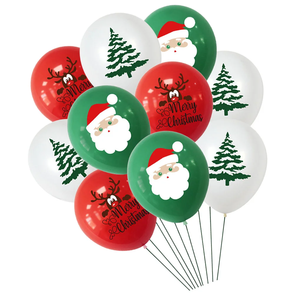 10 Pcs Christmas Balloons Arch Party Printing Arrangement Decorations Decorative Emulsion Garland Air
10 Pcs Christmas Balloons Arch Party Printing Arrangement Decorations Decorative Emulsion Garland Air