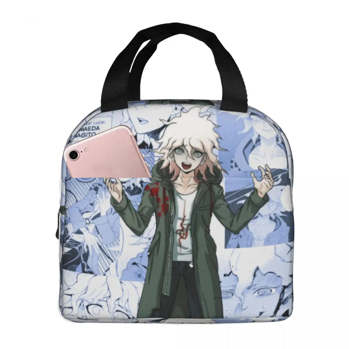 Nagito Komaeda Insulated Lunch Bags Cooler Bag Reusable Danganronpa Manga Anime Leakproof Tote Lunch Box Food Bag School Travel
Nagito Komaeda Insulated Lunch Bags Cooler Bag Reusable Danganronpa Manga Anime Leakproof Tote Lunch Box Food Bag School Travel