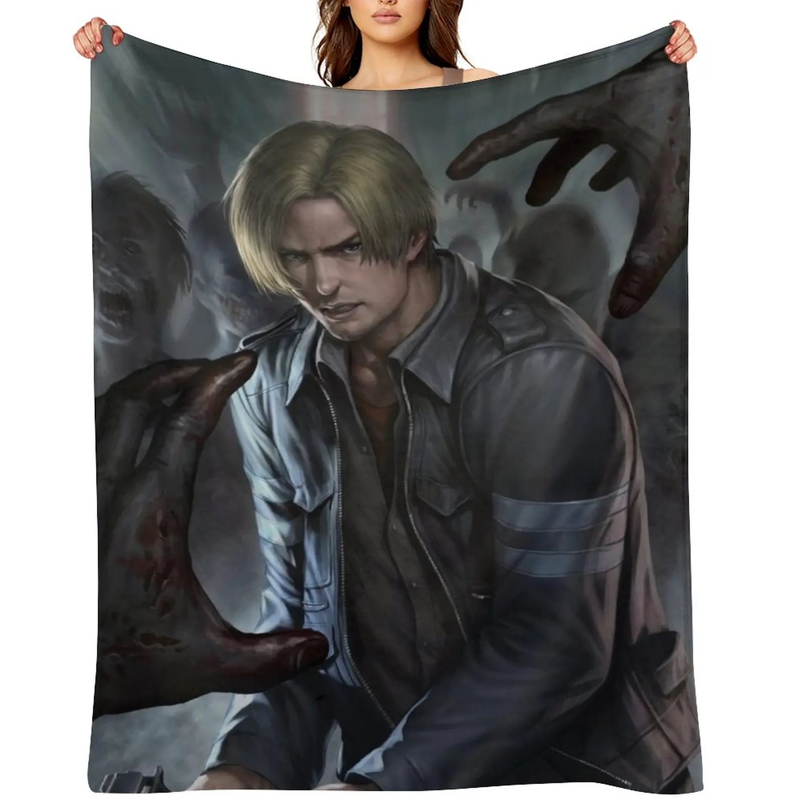 Leon Kennedy Throw Blanket Hairy Soft Plaid Shaggy warm winter Blankets
Leon Kennedy Throw Blanket Hairy Soft Plaid Shaggy warm winter Blankets