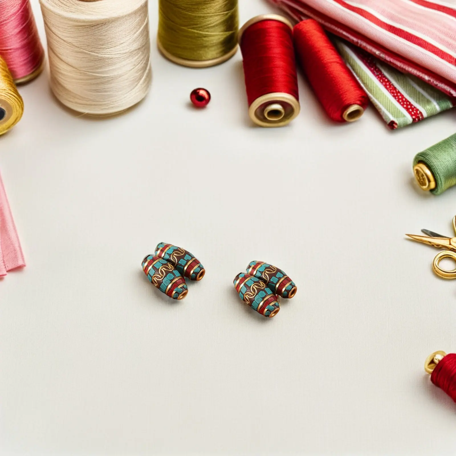 10Pcs Nepalese Artisan Beads Tibetan Style Jewelry Making Supplies for DIY Bracelets Necklaces Earrings
10Pcs Nepalese Artisan Beads Tibetan Style Jewelry Making Supplies for DIY Bracelets Necklaces Earrings