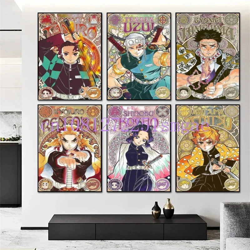 Classic Anime Demon Slayer Wall Art Poster Tanjiro and Nezuko Home Decor Prints Living Room Bedroom Canvas Painting Mural Gifts
Classic Anime Demon Slayer Wall Art Poster Tanjiro and Nezuko Home Decor Prints Living Room Bedroom Canvas Painting Mural Gifts