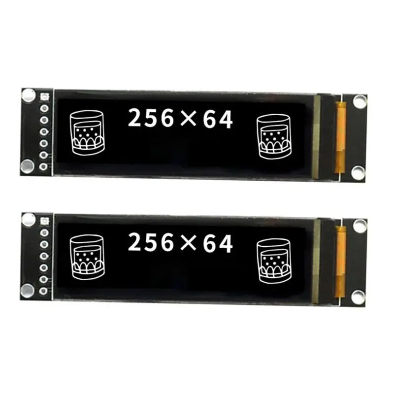 N36R-2Pcs 2.08 Inch OLED Display Module 256X64 Dot Matrix SH1122 Driver 7-Pin SPI Interface 16 Grayscale
N36R-2Pcs 2.08 Inch OLED Display Module 256X64 Dot Matrix SH1122 Driver 7-Pin SPI Interface 16 Grayscale