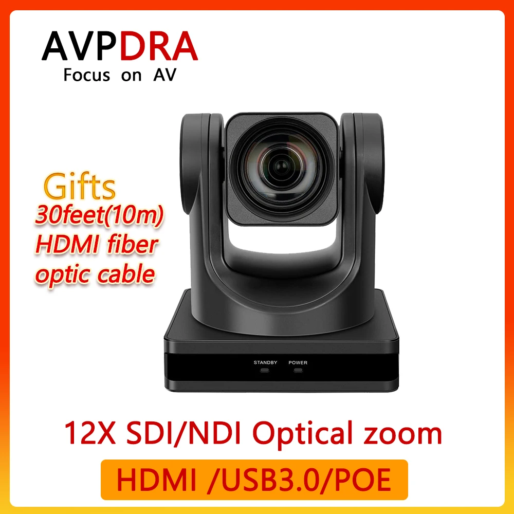 Бесплатная доставка, USB3.0 NDI HDMI PTZ камера 1080p60 Full HD 12x оптический зум + 16-кратный цифровой зум, высокоскоростная PTZ-камера для прямой трансляции
Бесплатная доставка, USB3.0 NDI HDMI PTZ камера 1080p60 Full HD 12x оптический зум + 16-кратный цифровой зум, высокоскоростная PTZ-камера для прямой трансляции