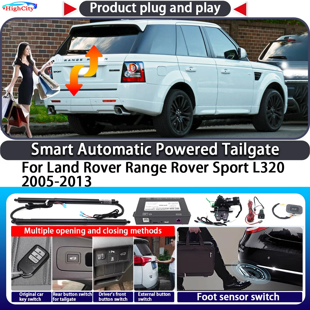 For Land Rover Range Rover Sport L320 2005-2013 Smart Automatic Powered Tailgate Key Control Trunk Lift Close Kit Power Tailgate
For Land Rover Range Rover Sport L320 2005-2013 Smart Automatic Powered Tailgate Key Control Trunk Lift Close Kit Power Tailgate