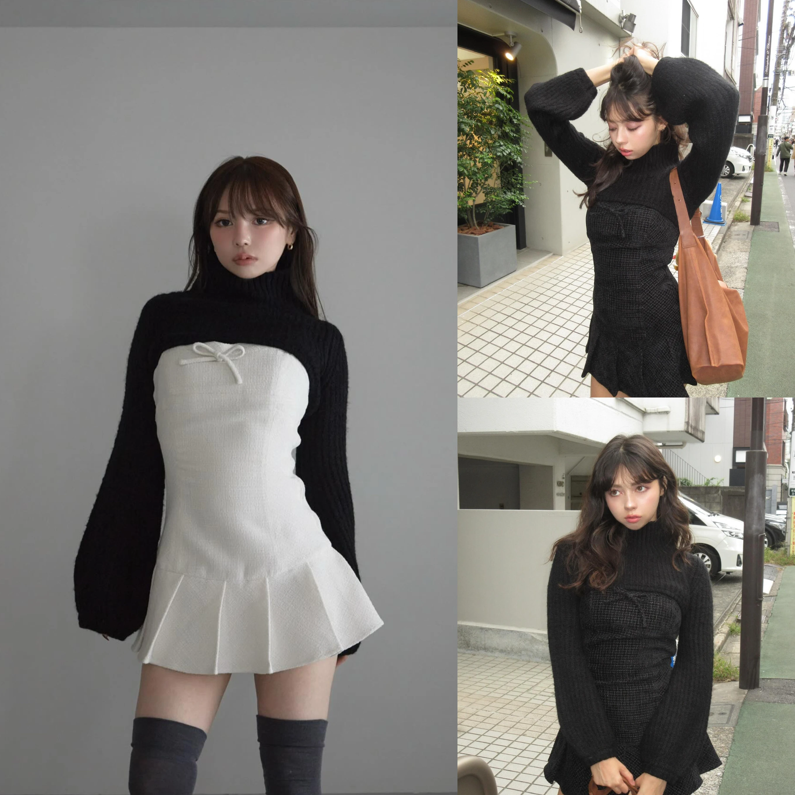 Slim Fit Long Sleeve Knitted Dress Strapless Design Autumn Winter Fashion Hanfu Set Small Design Women's Premium Clothing
Slim Fit Long Sleeve Knitted Dress Strapless Design Autumn Winter Fashion Hanfu Set Small Design Women's Premium Clothing