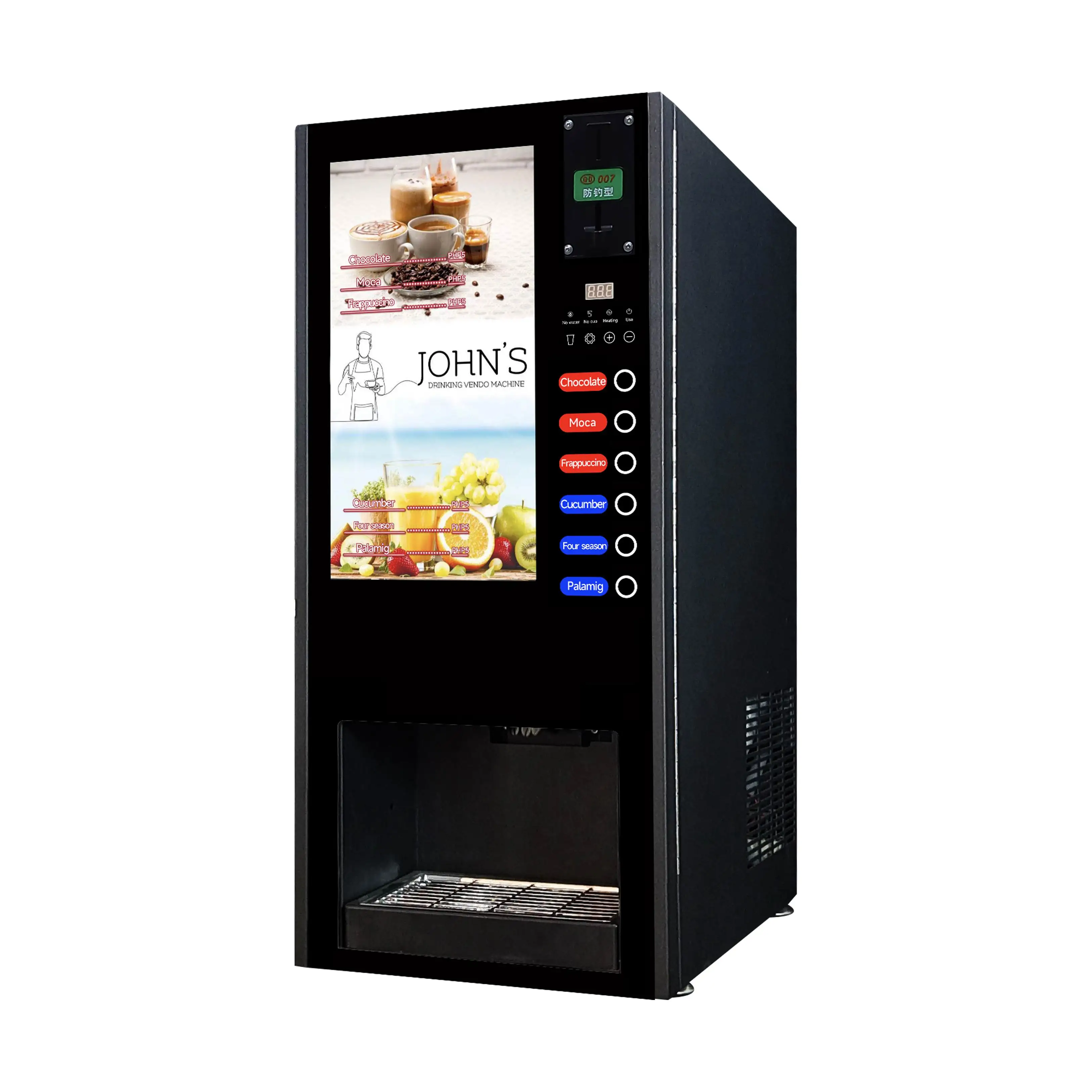 V-30SCT Coin-operated Instant Coffee Vending Machine Hot Cold Coffee Machine For Commercial Use Fully Automatic Vending Machine
V-30SCT Coin-operated Instant Coffee Vending Machine Hot Cold Coffee Machine For Commercial Use Fully Automatic Vending Machine