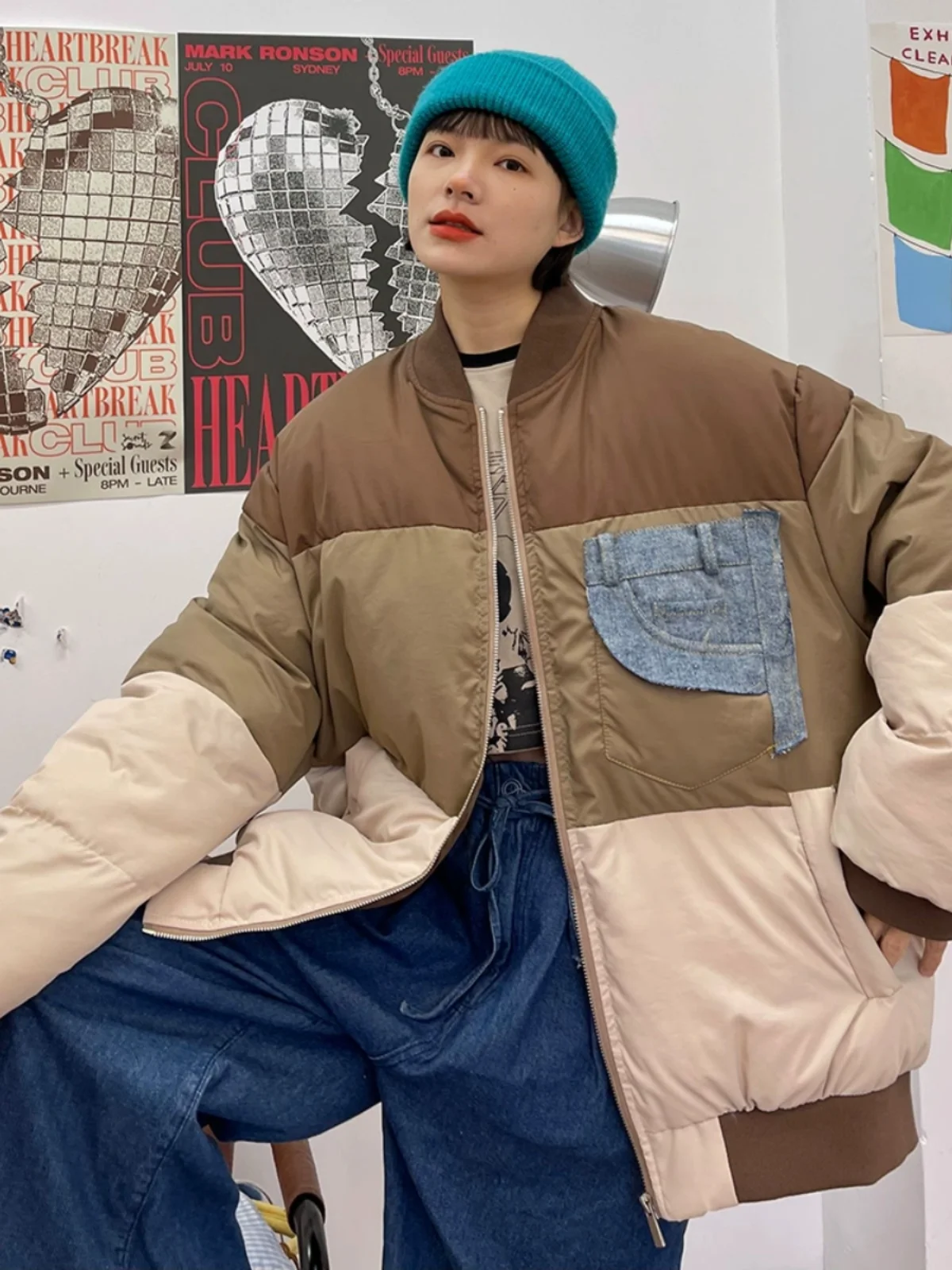Maillard denim patch thickened jackets women's 2023 winter new loose bf thickened cotton clothing trend coats
Maillard denim patch thickened jackets women's 2023 winter new loose bf thickened cotton clothing trend coats
