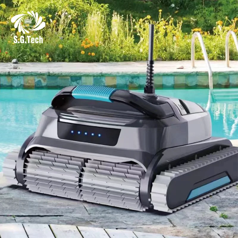 High Quality LED Light Remote Control Robot Vacuum Cleaner with Mopping Fault Alarm Pool Cleaning Tool Accessory
High Quality LED Light Remote Control Robot Vacuum Cleaner with Mopping Fault Alarm Pool Cleaning Tool Accessory