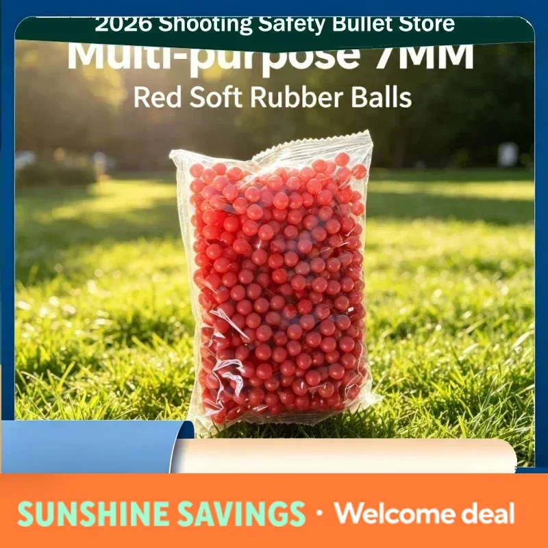 20292028cool 500Pcs/Bag 7MM Red Non-toxic Soft Round Balls Bulk Pack Outdoor Entertainment Toy Fittings 1Bag/3Bag/5Bag New
20292028cool 500Pcs/Bag 7MM Red Non-toxic Soft Round Balls Bulk Pack Outdoor Entertainment Toy Fittings 1Bag/3Bag/5Bag New