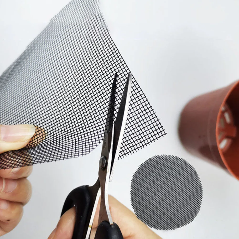 50pcs Black Thickened Insect-proof Soil Protection Net Pad for Flower Pot Bottom Hole Mesh Grid Plastic Fiber Drainage Planter 
50pcs Black Thickened Insect-proof Soil Protection Net Pad for Flower Pot Bottom Hole Mesh Grid Plastic Fiber Drainage Planter