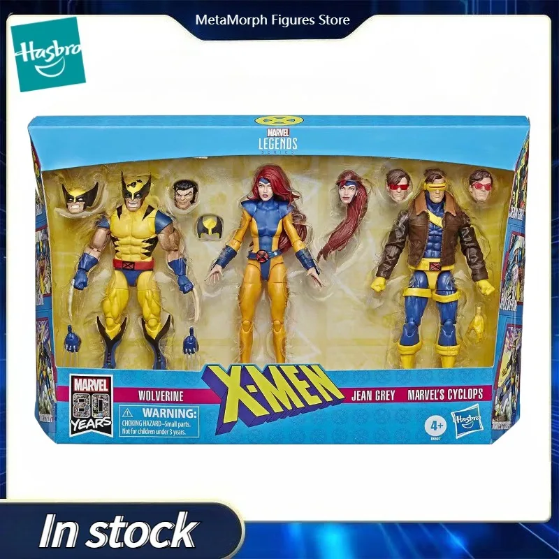Оригинальная серия Hasbro Marvel Legends X-MAN WOLVERINE & JEAN GREY & CYCLOPS, аниме-фигурка, коллекция игрушек, моделей
Оригинальная серия Hasbro Marvel Legends X-MAN WOLVERINE & JEAN GREY & CYCLOPS, аниме-фигурка, коллекция игрушек, моделей