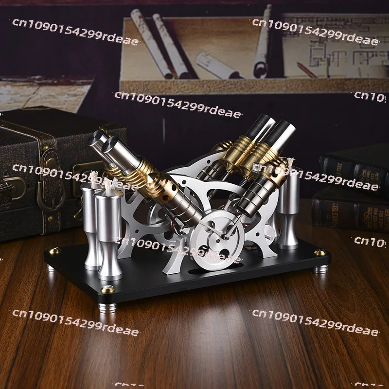Manufacture all-metal can start V4 twin-cylinder four-cylinder antique engine
Manufacture all-metal can start V4 twin-cylinder four-cylinder antique engine