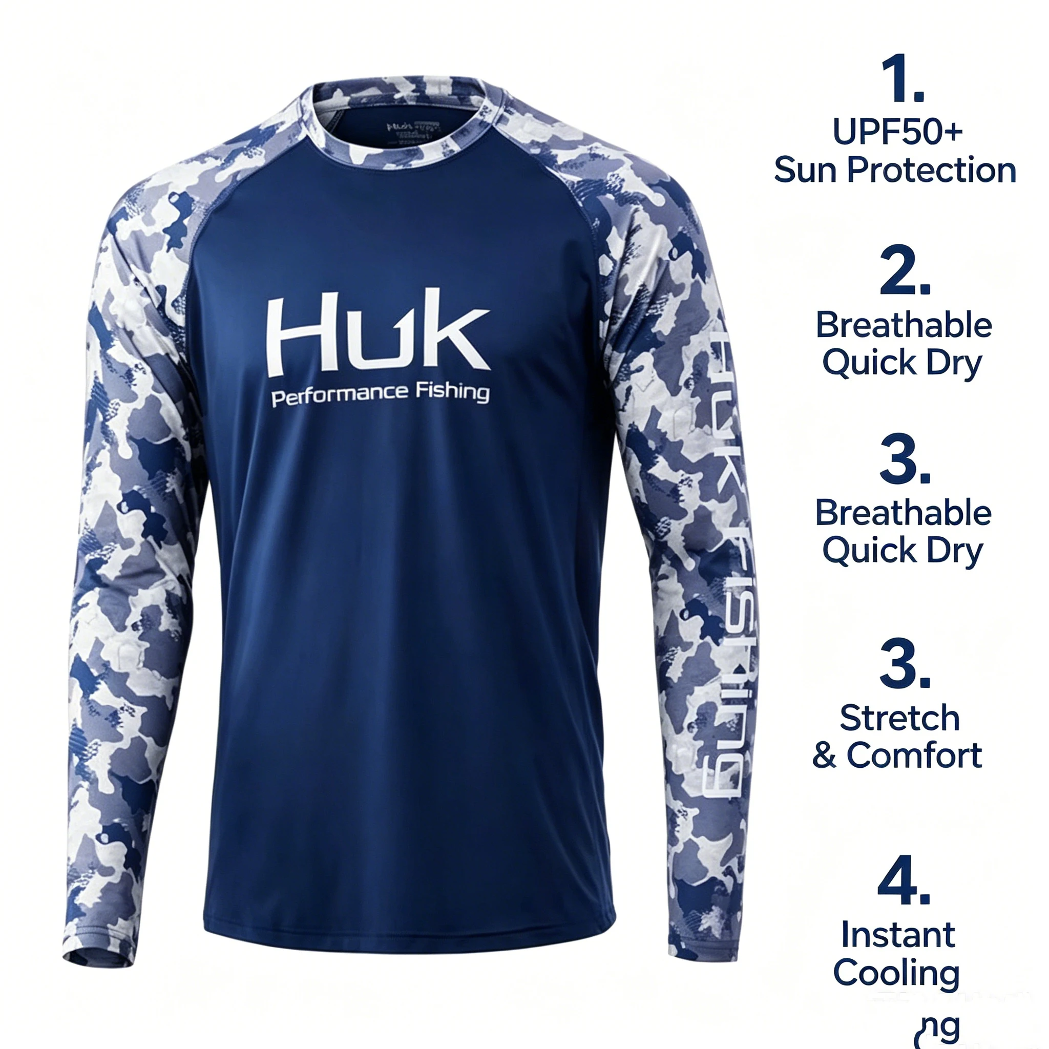 2026Fishing Shirts Sun Protection Long Sleeve Performance Fishing Shirt Breathable Jersey Summer Outdoors UPF50 Fishing Clothing
2026Fishing Shirts Sun Protection Long Sleeve Performance Fishing Shirt Breathable Jersey Summer Outdoors UPF50 Fishing Clothing