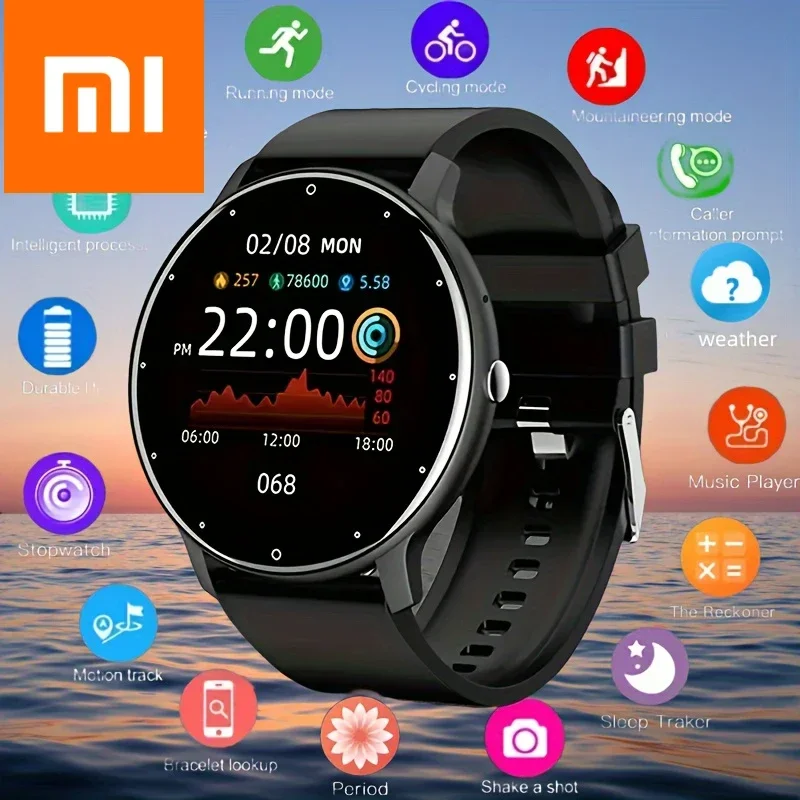 Смарт-часы Xiaomi для мужчин и женщин, модные спортивные умные часы с трекером прогноза погоды и активности, в режиме реального времени
Смарт-часы Xiaomi для мужчин и женщин, модные спортивные умные часы с трекером прогноза погоды и активности, в режиме реального времени