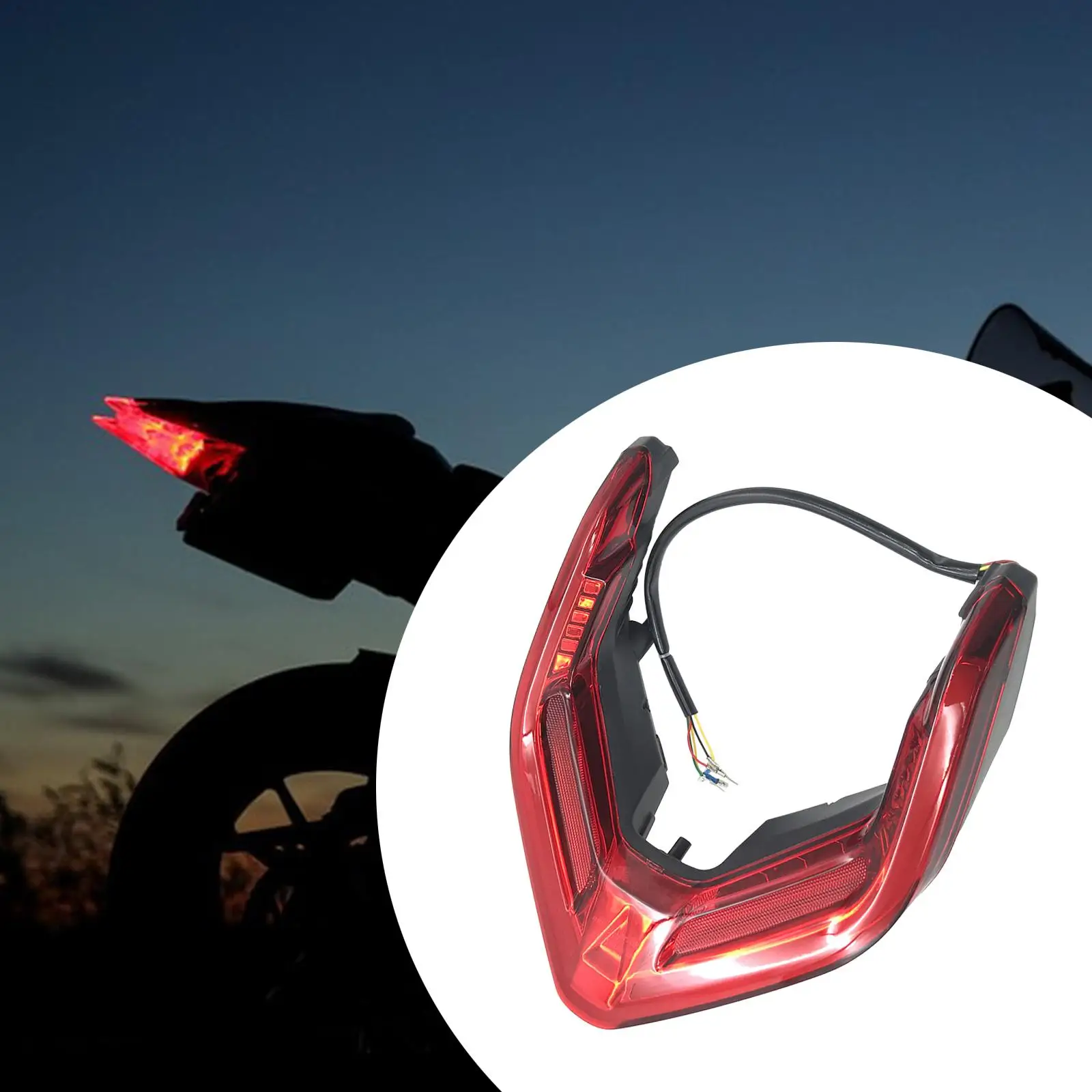 Motorcycle Tail Light Stop Running Light Red LED Turn Signal Light for Ducati
Motorcycle Tail Light Stop Running Light Red LED Turn Signal Light for Ducati