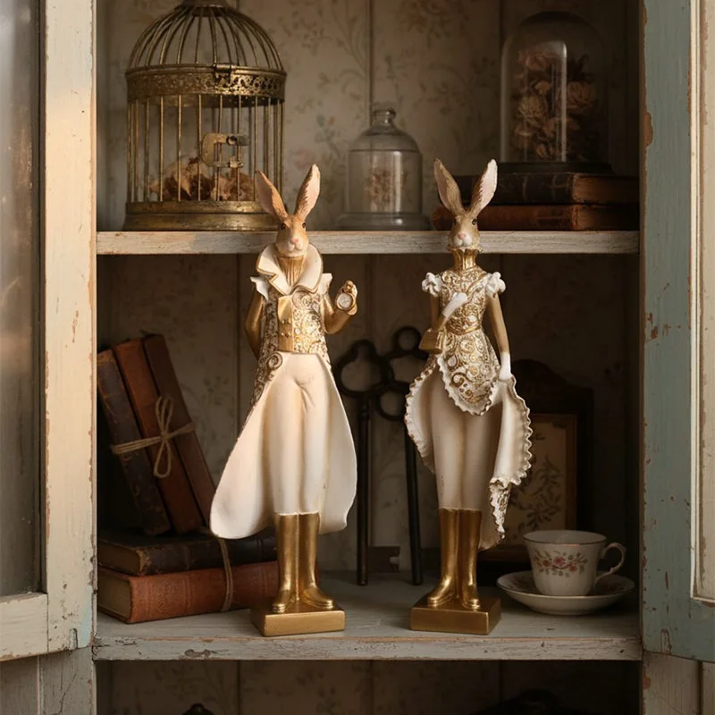 American Retro Court Rabbit Ornament Room Bedroom Living Room Home Garden Balcony Creative Jewelry Ornament Home Decor Crafts
American Retro Court Rabbit Ornament Room Bedroom Living Room Home Garden Balcony Creative Jewelry Ornament Home Decor Crafts