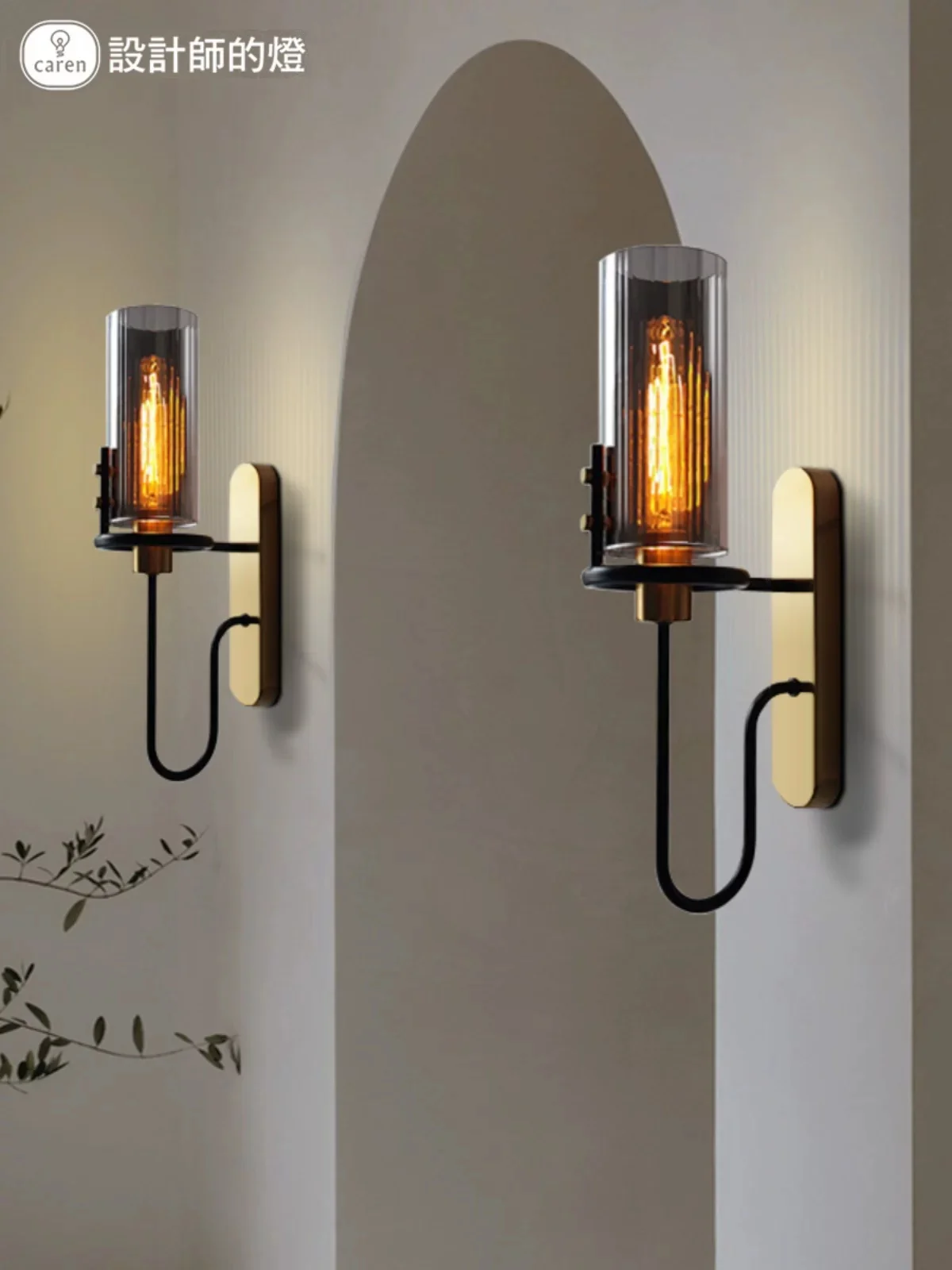 Light luxury wall lamp, glass, American crystal, high-end living room, retro bedside, simple staircase, hotel room lighting
Light luxury wall lamp, glass, American crystal, high-end living room, retro bedside, simple staircase, hotel room lighting