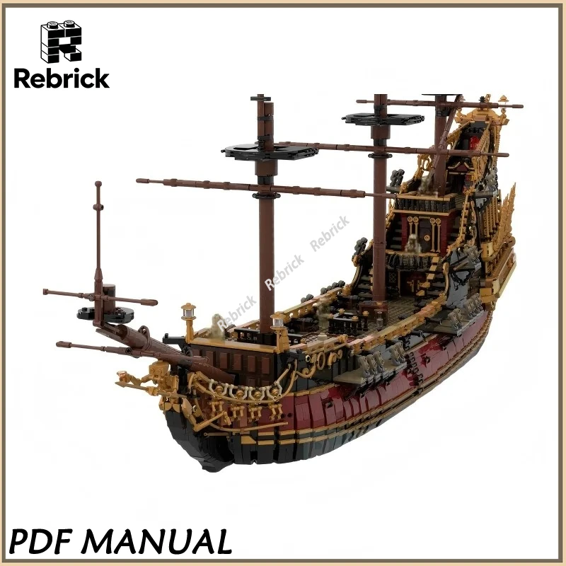 8702pcs Queen Revenge Style Pirate Ship MOC Bricks Historical Sailboat Model Building Blocks Kit
8702pcs Queen Revenge Style Pirate Ship MOC Bricks Historical Sailboat Model Building Blocks Kit