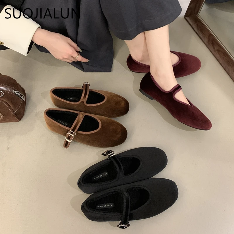 SUOJIALUN 2024 New Brand Women Flat Shoes Fashion Round Toe Shallow Slip On Ladies Elegant Mary Jane Shoes Soft Flat Boat Shoes
SUOJIALUN 2024 New Brand Women Flat Shoes Fashion Round Toe Shallow Slip On Ladies Elegant Mary Jane Shoes Soft Flat Boat Shoes