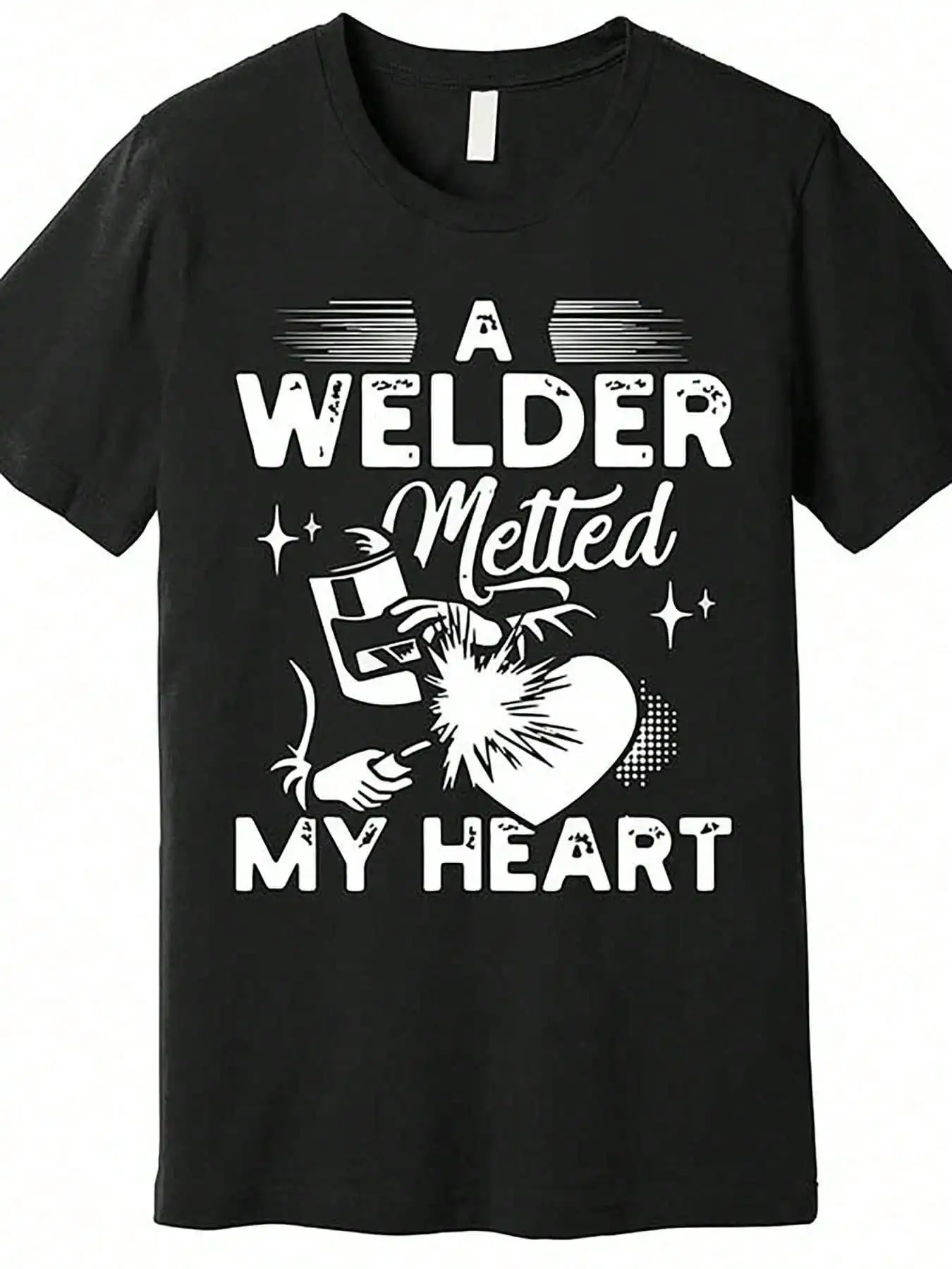 Funny 'A Welder Melted My Heart' Men's Black T-Shirt - Premium Casual Short Sleeve Machine Washable Round Neck
Funny 'A Welder Melted My Heart' Men's Black T-Shirt - Premium Casual Short Sleeve Machine Washable Round Neck