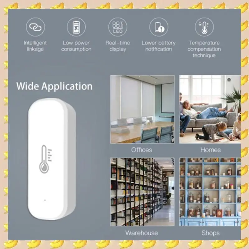 Многофункциональный датчик температуры и влажности Graffiti Smart Wifii, портативный дом, умный датчик связи, простая установка, простота в использовании
Многофункциональный датчик температуры и влажности Graffiti Smart Wifii, портативный дом, умный датчик связи, простая установка, простота в использовании