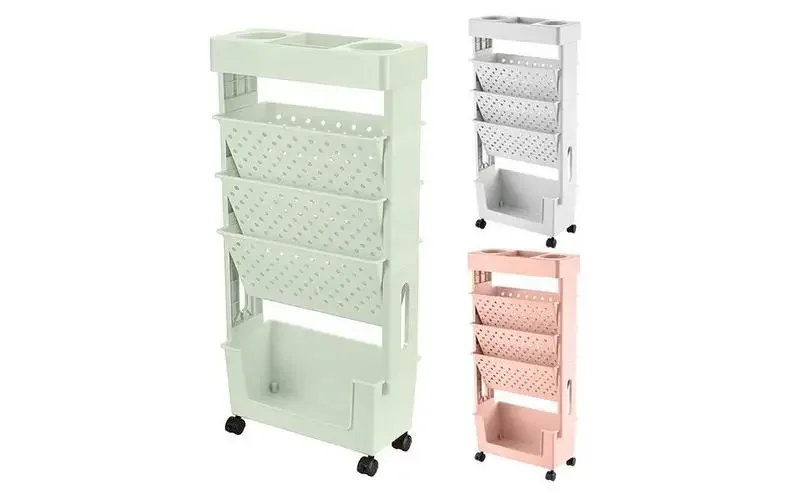 Movable Bookshelf Cart Rotatable Shelf 5 Layers Large Capacity Magazines Storage Bookshelves Portable File Folder Utility Rack
Movable Bookshelf Cart Rotatable Shelf 5 Layers Large Capacity Magazines Storage Bookshelves Portable File Folder Utility Rack
