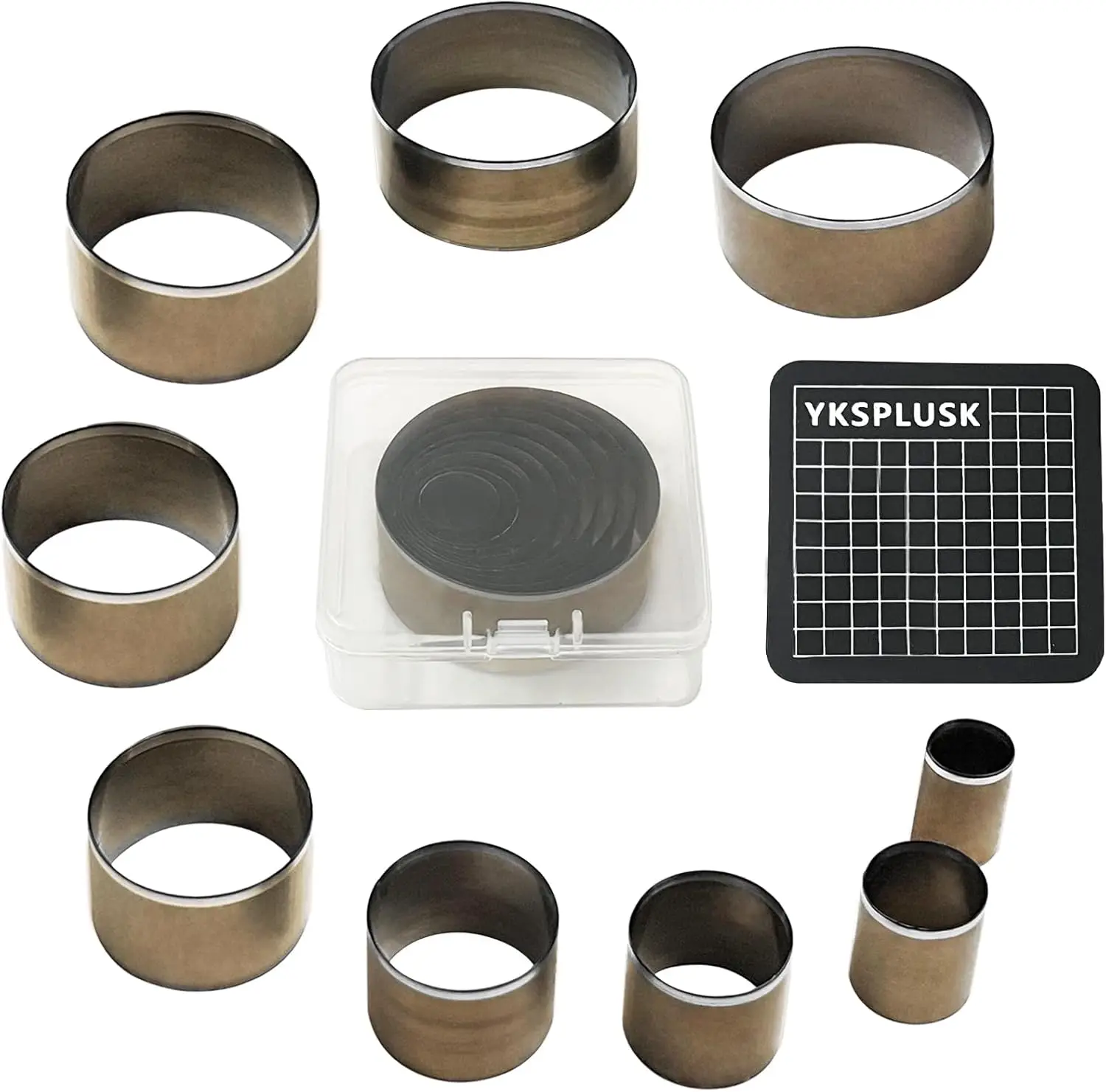 Набор из 9 круглых пробойников для кожи, высококачественные режущие инструменты из высокоуглеродистой стали для поделок своими руками, размеры 15-55 мм
Набор из 9 круглых пробойников для кожи, высококачественные режущие инструменты из высокоуглеродистой стали для поделок своими руками, размеры 15-55 мм