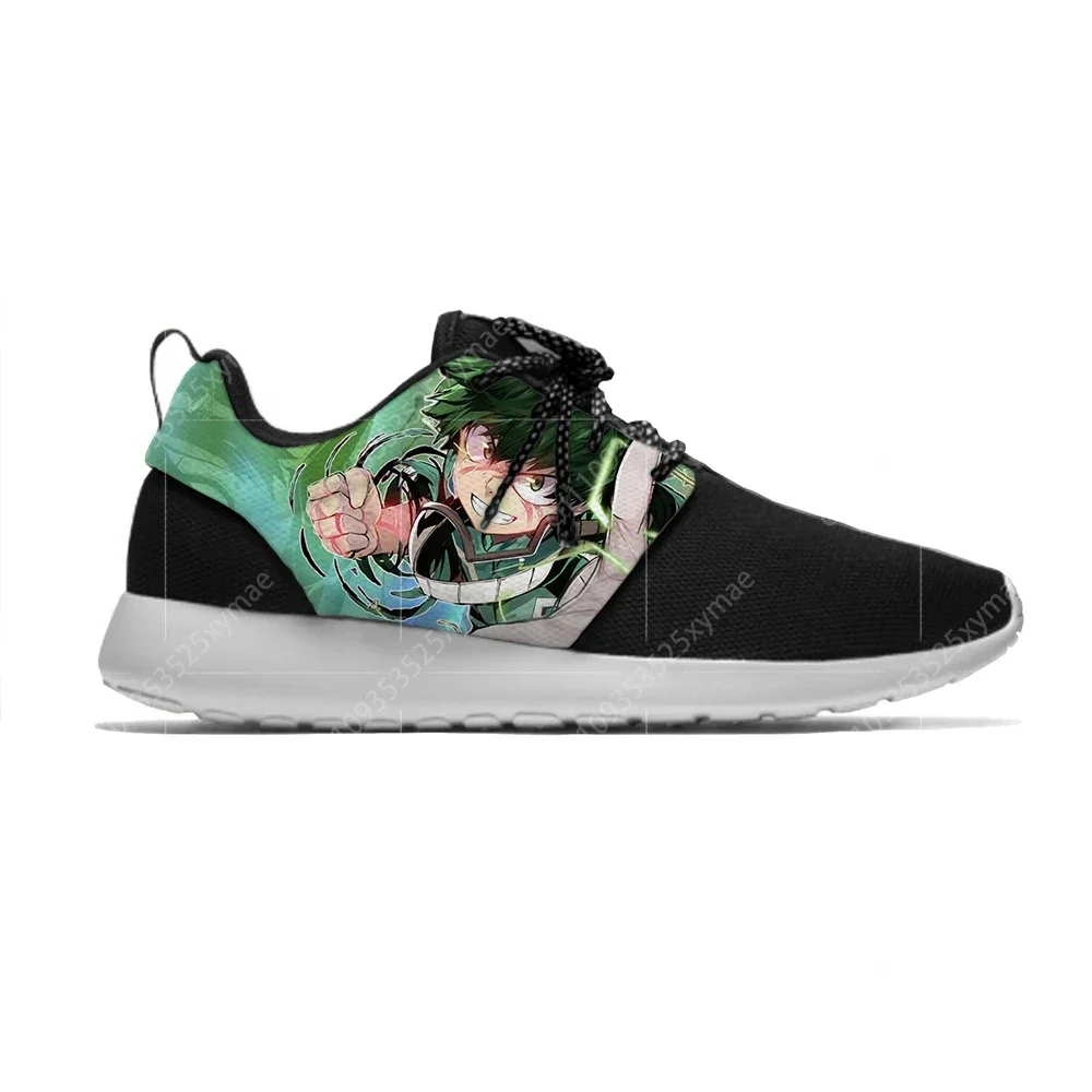 Anime My Hero Academia Midoriya Izuku Deku Personality Sport Running Shoes Harajuku Breathable 3D Print Men Women Mesh Sneakers
Anime My Hero Academia Midoriya Izuku Deku Personality Sport Running Shoes Harajuku Breathable 3D Print Men Women Mesh Sneakers