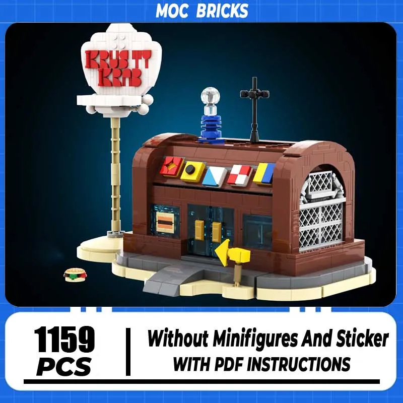 City Street View Model Moc Building Blocks The Krusty Krab Model Technology Bricks DIY Assembly Construstion Holiday Gifts Toys
City Street View Model Moc Building Blocks The Krusty Krab Model Technology Bricks DIY Assembly Construstion Holiday Gifts Toys