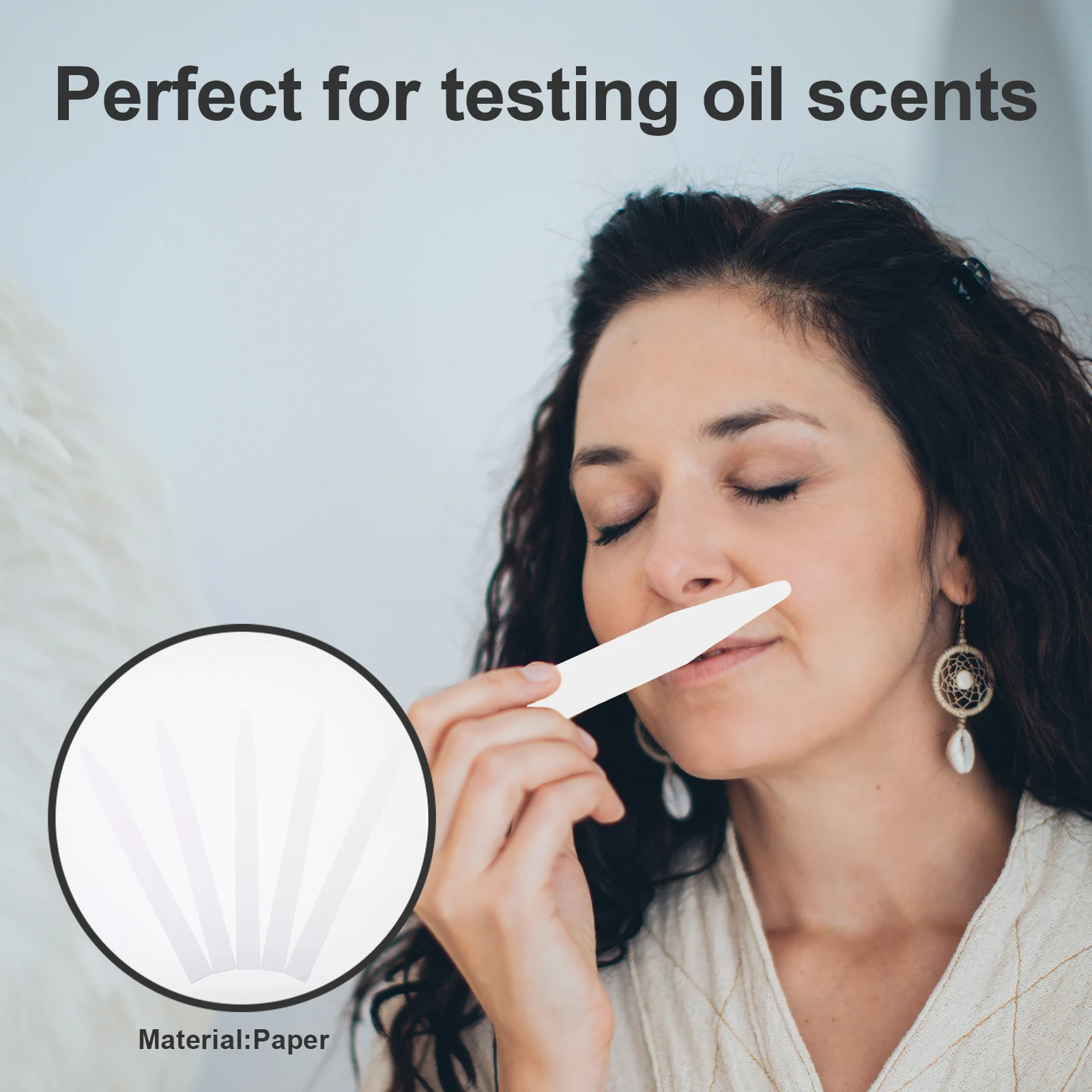 100pcs Essential Oil Test Strips Fragrance Tester Perfume Scent Strips for Aromatherapy Blends Home Decor Accessories Soy Ink
100pcs Essential Oil Test Strips Fragrance Tester Perfume Scent Strips for Aromatherapy Blends Home Decor Accessories Soy Ink