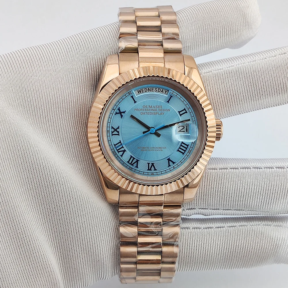 MIYOTA8285 watches for men automatic movement mechanical watches Stainless Steel Sapphire Glass Case Waterproof Watch mens watch
MIYOTA8285 watches for men automatic movement mechanical watches Stainless Steel Sapphire Glass Case Waterproof Watch mens watch