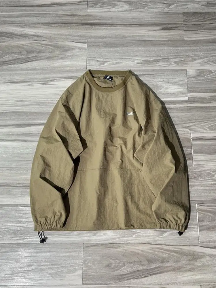 Outdoor Casual Loose Fit round Neck Sweatshirt Windproof Waterproof DWR Men's Autumn Versatile Hoodie Comfortable Overhead Top
Outdoor Casual Loose Fit round Neck Sweatshirt Windproof Waterproof DWR Men's Autumn Versatile Hoodie Comfortable Overhead Top