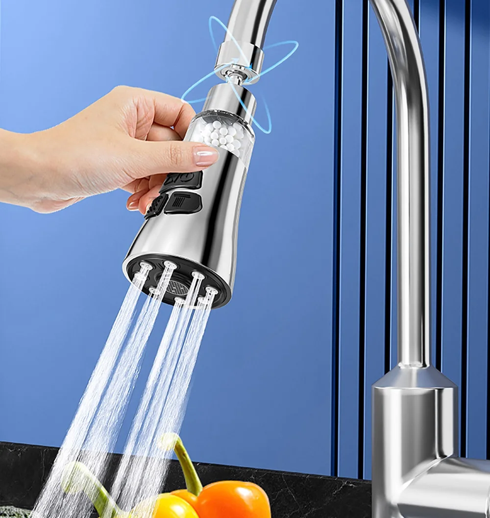 360 ° Поворотный удлинитель кухонного смесителя с функцией фильтра, универсальный аэратор, фильтр от брызг, смеситель для умывальника, барботерная насадка, аэратор
360 ° Поворотный удлинитель кухонного смесителя с функцией фильтра, универсальный аэратор, фильтр от брызг, смеситель для умывальника, барботерная насадка, аэратор