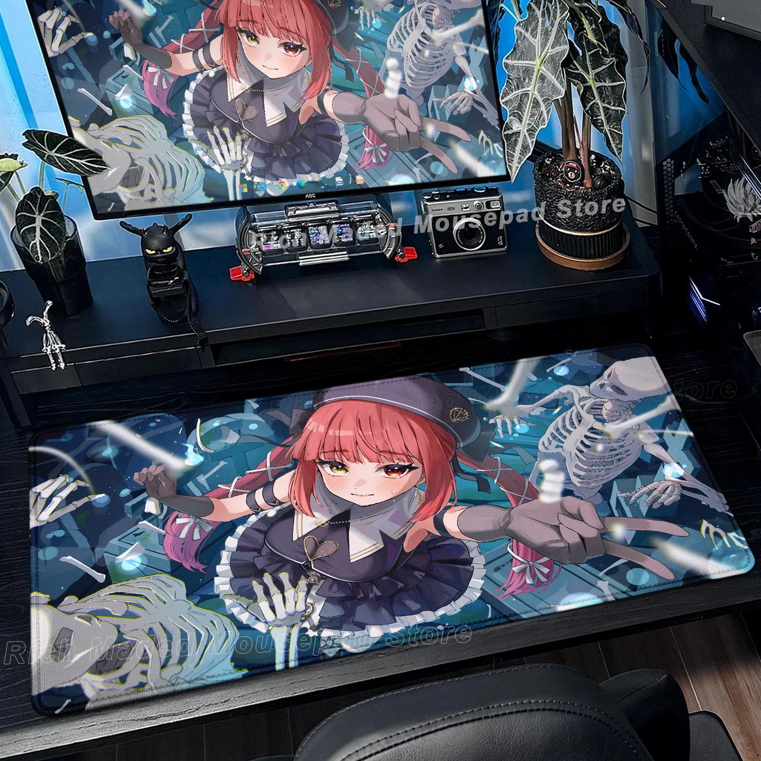 Большой коврик для мыши для ноутбука, геймера Hololive Houshou Marine, коврик для клавиатуры, компьютерный стол, коврик для мыши, игровые аксессуары, коврик для мыши для ПК в стиле аниме 
Большой коврик для мыши для ноутбука, геймера Hololive Houshou Marine, коврик для клавиатуры, компьютерный стол, коврик для мыши, игровые аксессуары, коврик для мыши для ПК в стиле аниме