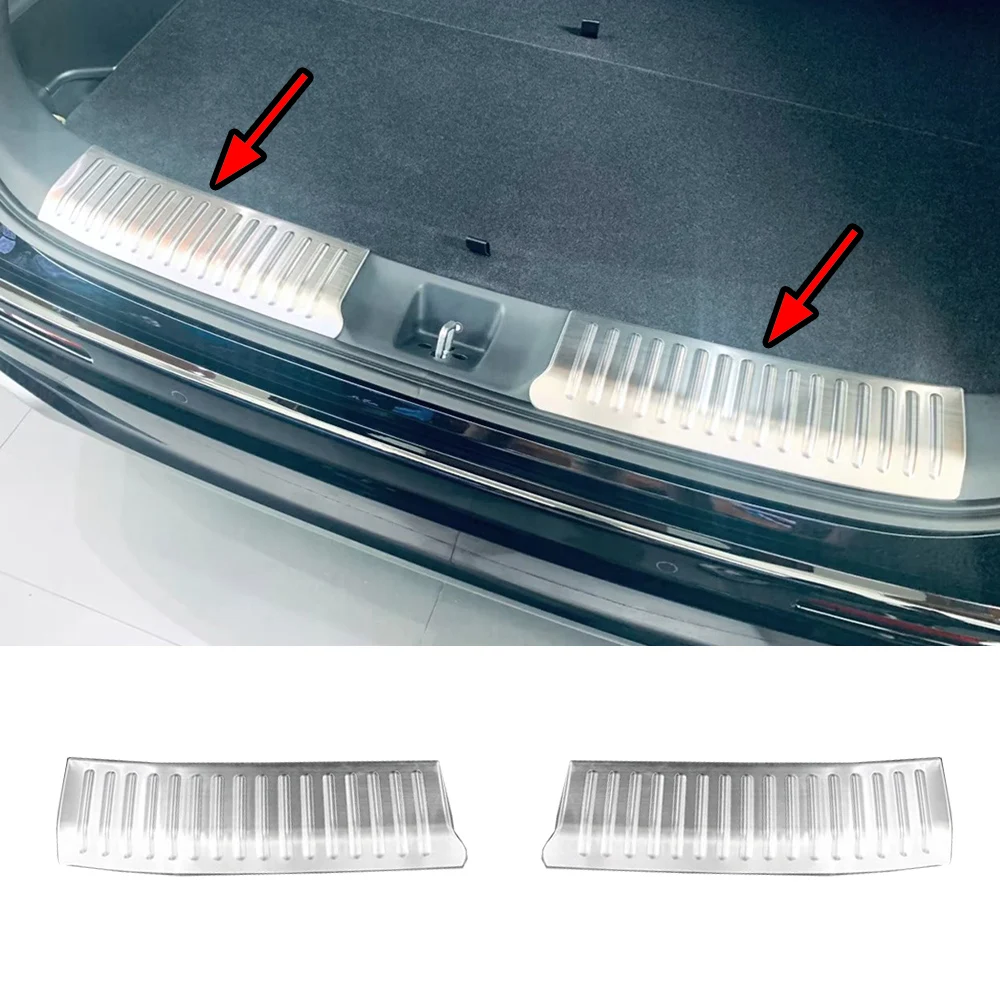 2Pcs Silver Metal Brushed Rear Bumper Load Protector Trim Covers For 2023-2025 Honda ZR-V ZRV Accessories
2Pcs Silver Metal Brushed Rear Bumper Load Protector Trim Covers For 2023-2025 Honda ZR-V ZRV Accessories