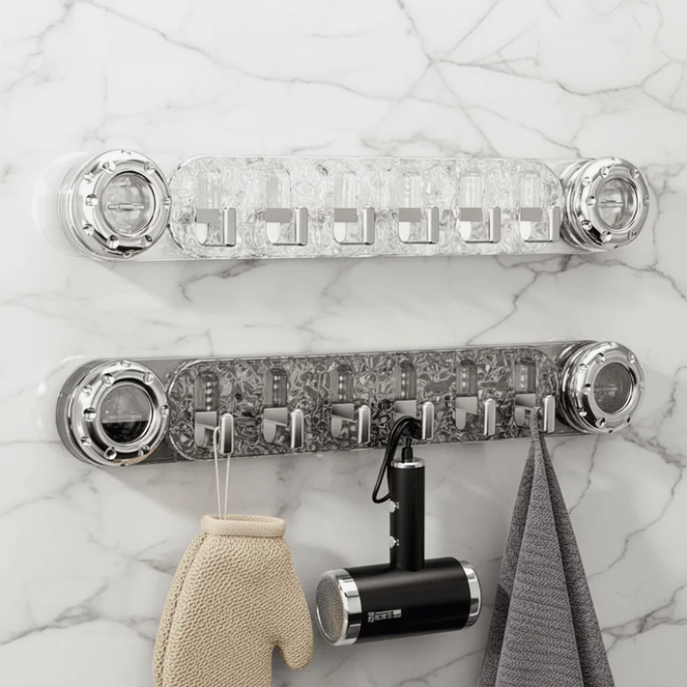 Многофункциональные пластиковые крючки на присоске, водонепроницаемые, без дырокола, настенный крючок для ванной комнаты, съемная бесшовная вешалка для одежды для дома
Многофункциональные пластиковые крючки на присоске, водонепроницаемые, без дырокола, настенный крючок для ванной комнаты, съемная бесшовная вешалка для одежды для дома