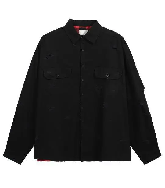 New 2023 Men Amazing Under My Car Fashion Plaid Hole Cotton Casual Shirts Shirt High Pocket Long-sleeves Size 1 2 3 4 #504
New 2023 Men Amazing Under My Car Fashion Plaid Hole Cotton Casual Shirts Shirt High Pocket Long-sleeves Size 1 2 3 4 #504
