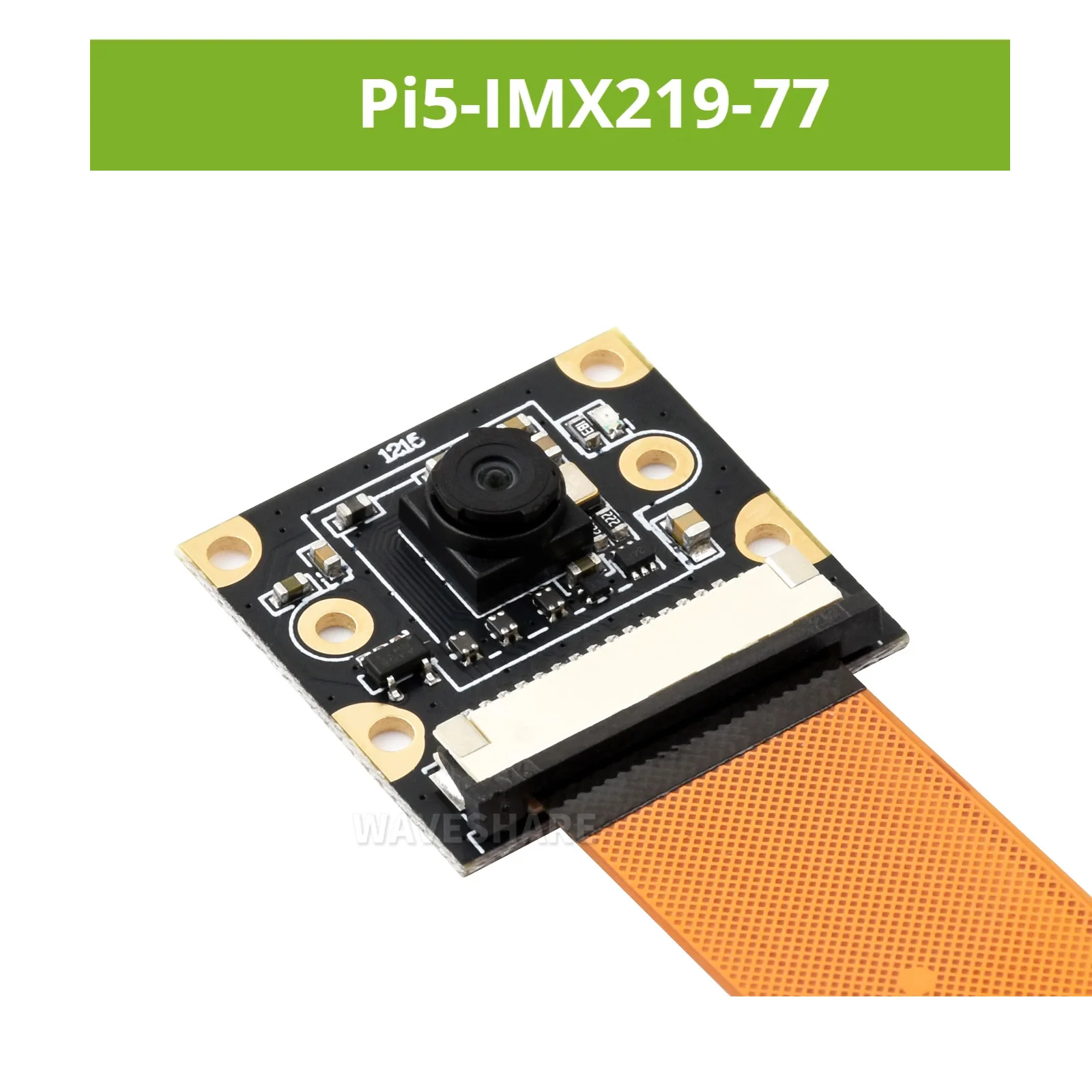 Модуль камеры IMX219 для Raspberry Pi 5,8 МП, интерфейс MIPI-CSI, опции за 79,3 ° / 120 ° Датчик FOV,IMX219
Модуль камеры IMX219 для Raspberry Pi 5,8 МП, интерфейс MIPI-CSI, опции за 79,3 ° / 120 ° Датчик FOV,IMX219
