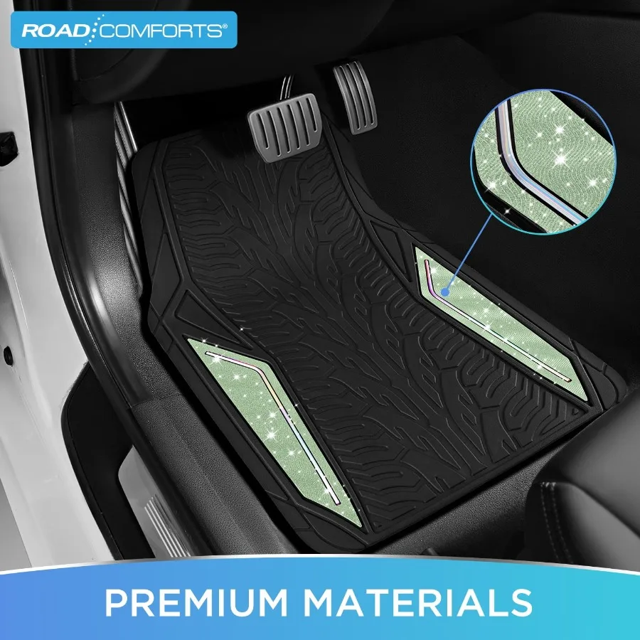Hyper Pillar Car Floor Mat - All-Weather Universal Fit for Most Cars Beige Hot Green
Hyper Pillar Car Floor Mat - All-Weather Universal Fit for Most Cars Beige Hot Green