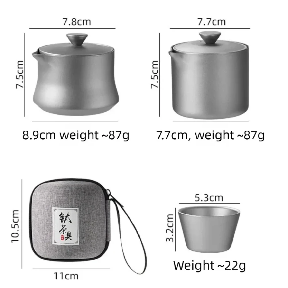 Portable Ultra-Light High End Professional Pure Titanium Travel Tea Set Eagle Beak Spout Outdoor Camping Kuaike Cup Gift
Portable Ultra-Light High End Professional Pure Titanium Travel Tea Set Eagle Beak Spout Outdoor Camping Kuaike Cup Gift